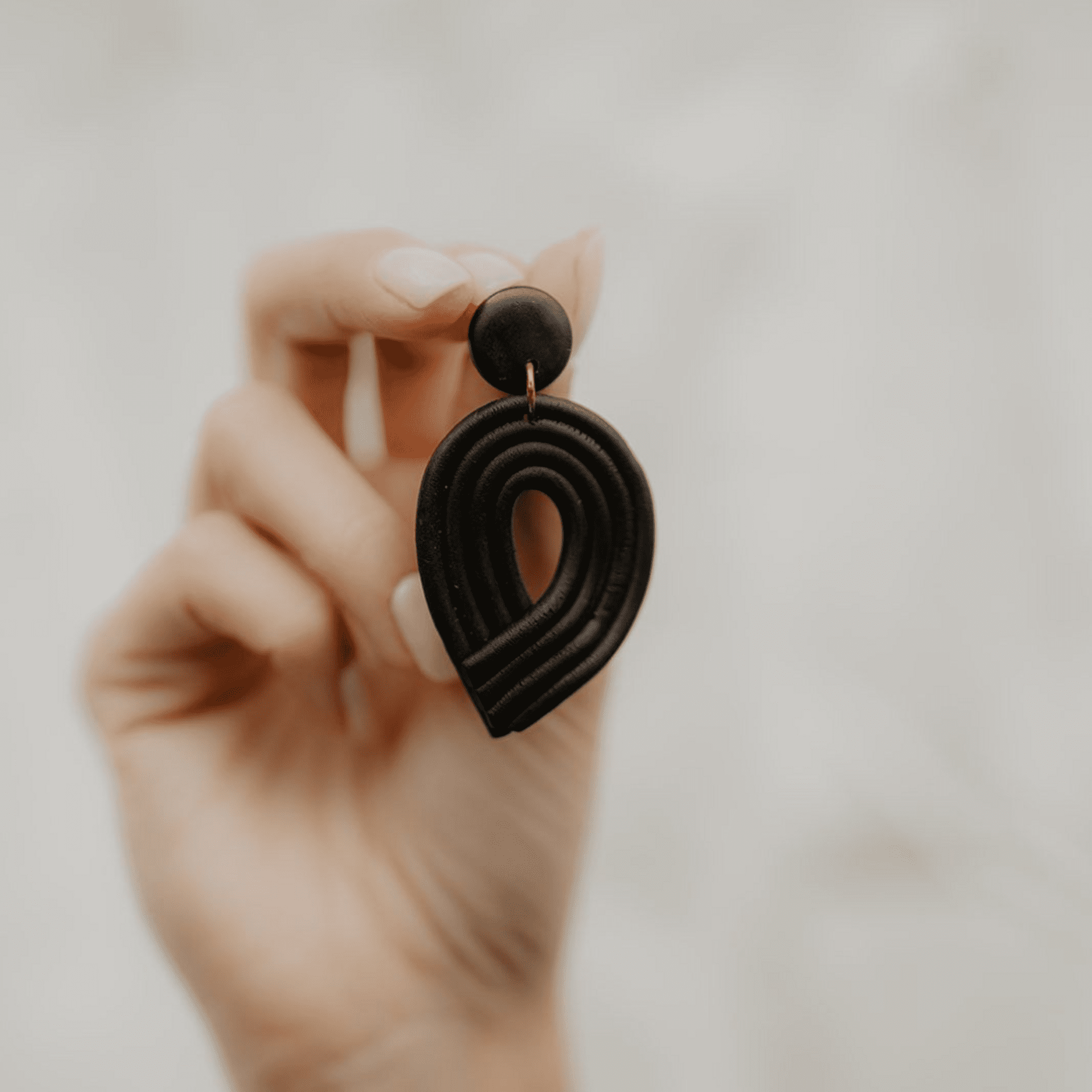 Pendientes Black Rain - 2