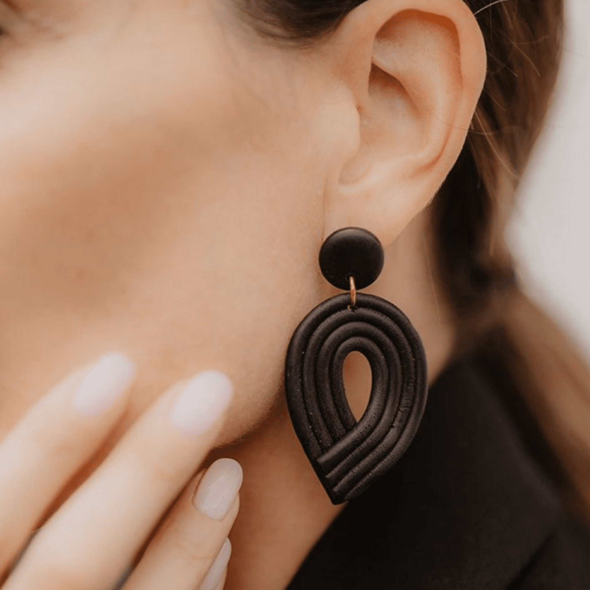Pendientes Black Rain - 3